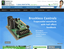 Tablet Screenshot of americancontrolelectronics.com